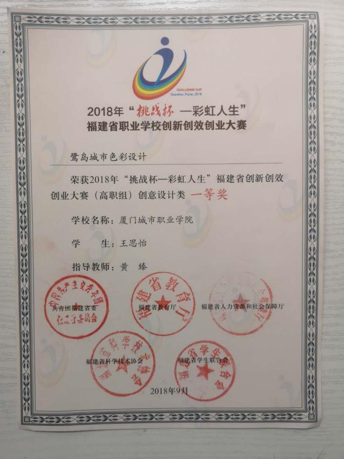 省挑战杯一等奖